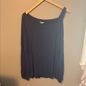 Chic Soul Navy Blue Blouse